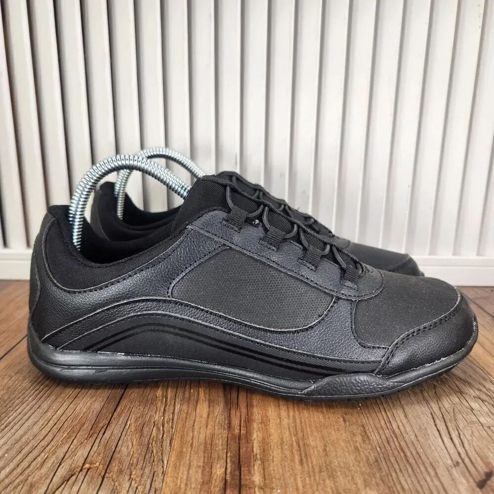 Tred Safe Enduro Pro Work Shoes Womens Size 7.5 Black Oil Slip Resistant Comfort